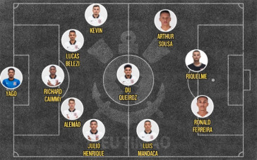 Escalação sub20 contra o São Paulo