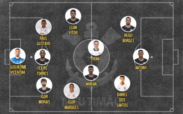 Escalação Sub-23 contra o Bragantino