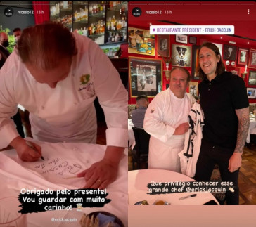 Cássio com Jacquin