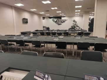Sala de imprensa na Neo Química Arena