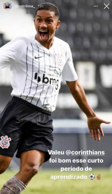 Dimitri atuou em 12 partidas pela equipe Sub-23 do Corinthians