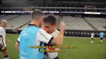 Fagner e Ramiro celebram vitória sobre São Paulo