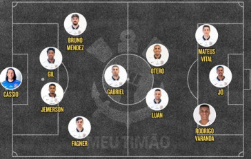 Time escalado para o duelo da quarta rodada do Paulistão