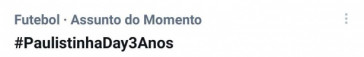 Aniversário do título Paulista de 2018 virou um dos assuntos mais comentados no Twitter