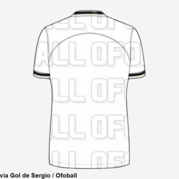 Parte traseira de possível camisa do Corinthians