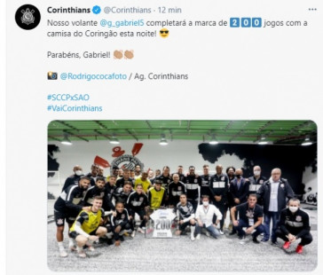 Tuite do Corinthians