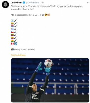 Publicação do Corinthians