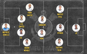 Timão pode voltar a ter linha de quatro no domingo