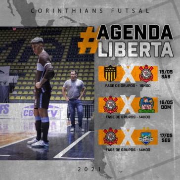 Corinthians faz estreia na Libertadores de Futsal no próximo sábado