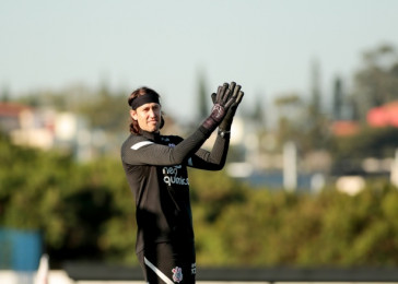 Cássio conviveu com Sylvinho na Seleção Brasileira e também no CT do Corinthians
