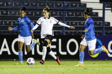 Gabi Portilho durante partida entre Corinthians e Real Bras�lia, pelo Brasileir�o Feminino