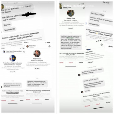 Filho de lateral Fagner mostra mensagens de ódio recebidas pelo jogador