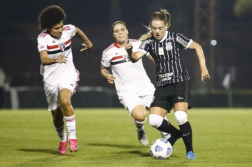 Andressinha durante jogo contra o S�o Paulo, pelo Brasileir�o Feminino, em Cotia