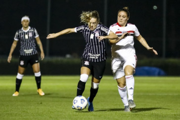 Andressinha durante jogo contra o S�o Paulo, pelo Brasileir�o Feminino, em Cotia