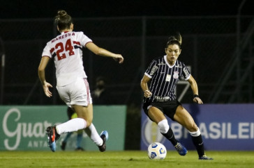 Gabi Zanotti durante jogo contra o S�o Paulo, pelo Brasileir�o Feminino, em Cotia