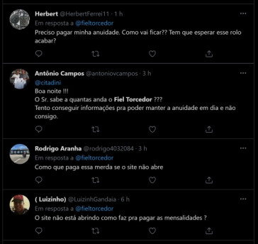 Torcedores não consegue pagar mensalidades do programa Fiel Torcedor