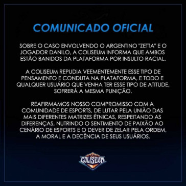 Plataforma emitiu comunicado oficial