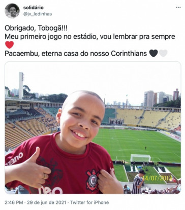 Torcida do Corinthians repercute demolio do tobog