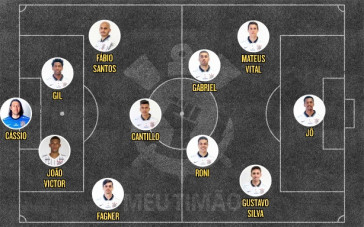 Corinthians escalado para enfrentar o Atlético-MG