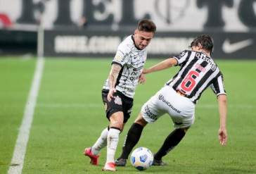 Gustavo Mosquito durante partida entre Corinthians e Atl�tico-MG, pelo Brasileiro
