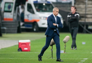 T�cnico Sylvinho durante partida entre Corinthians e Atl�tico-MG, pelo Brasileiro