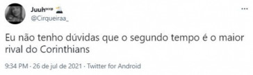 Torcedores do Corinthians comentaram o duelo contra o Cuiab nas redes 