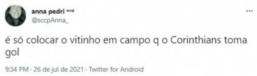 Torcedores do Corinthians comentaram o duelo contra o Cuiabá