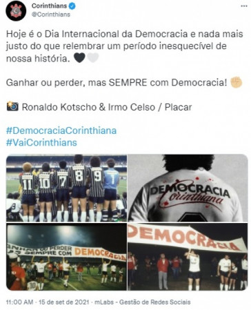 Corinthians celebra democracia