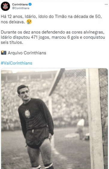 Idário falecia há 12 anos