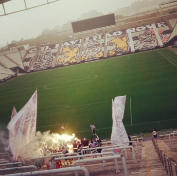 Mosaico da Pavilho Nove na Neo Qumica Arena