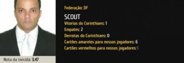 Savio Pereira Sampaio comando o apito no jogo entre Corinthians e Amrica-MG