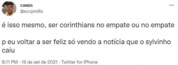 Torcida do Corinthians repercute empate entre Corinthians e América-MG