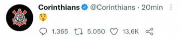 Corinthians provocou o Palmeiras nas redes sociais