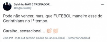 Elenco do Corinthians fez um ótimo primeiro tempo em Bragança Paulista