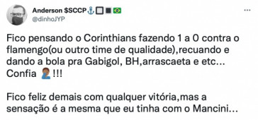 Repercussão da vitória do Corinthians nas redes sociais