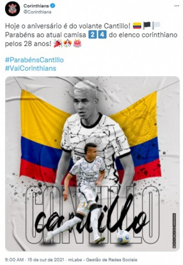 Cantillo completa 28 anos