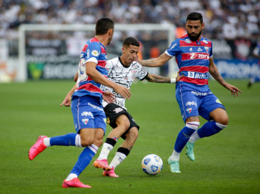 Gabriel Pereira durante partida entre Corinthians e Fortaleza, na Neo Qu�mica Arena