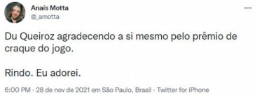 Torcida do Corinthians elogia Du Queiroz