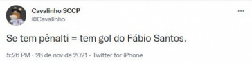 Torcida do Corinthians elogia Fábio Santos contra o Athletico-PR