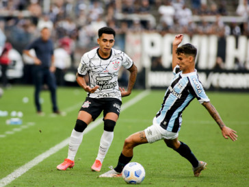 Du no jogo entre Corinthians e Gr�mio, pelo Campeonato Brasileiro