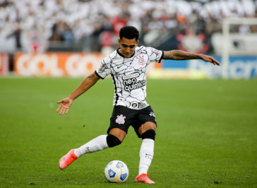 Du Queiroz no jogo entre Corinthians e Gr�mio, pelo Campeonato Brasileiro