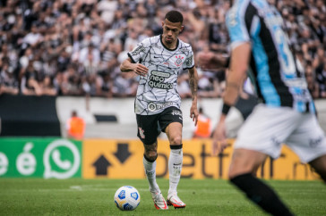 Jo�o Victor durante jogo entre Corinthians e Gr�mio na Neo Qu�mica Arena, pelo Brasileiro