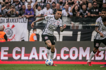 Luan durante jogo entre Corinthians e Gr�mio na Neo Qu�mica Arena, pelo Brasileiro