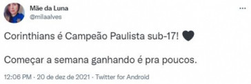 Torcida repercutiu o ttulo Paulista Sub-17 contra o Palmeiras