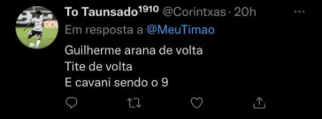 Post no Twitter