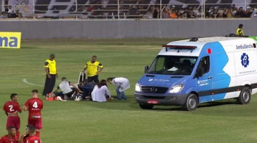 Fessin fraturou a perna em jogo contra o Ituano na Copinha