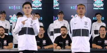 Memgod e VitinXP foram apresentados como os novos jogadores do Corinthians Free Fire