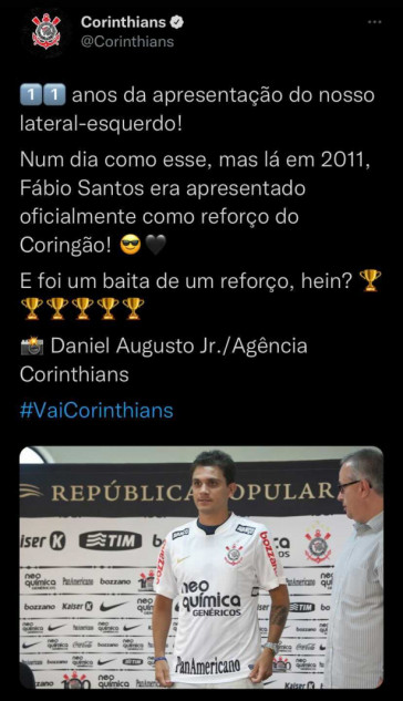 Post no Twitter
