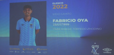 Fabrício Oya defenderá o Azuriz, do Paraná, em 2022