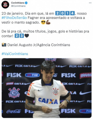Fagner voltou ao Corinthians depois de ir para a Europa